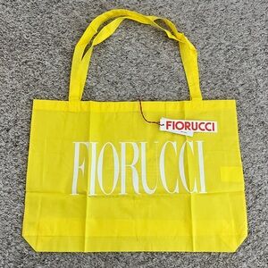 NWT Fiorucci Angels‎ Yellow Tote Bag